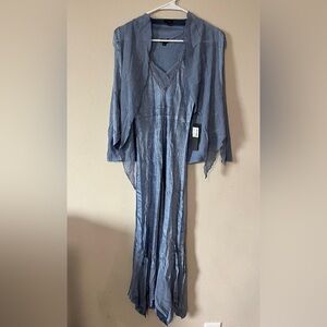 NWT Komarov V Neck Dress with matching jacket Size Small